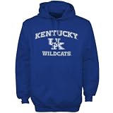 adidas Kentucky Wildcats Royal Blue Stacked Hoody Sweatshirt