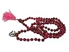 Prayer Beads Japa Mala Om Rudraksha Mala Pink Jade Om Pendant