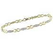 10k Yellow Gold Diamond Bracelet (1/4 cttw, J-K Color, I2-I3 Clarity)