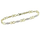 10k Yellow Gold Diamond Bracelet (1/4 cttw, J-K Color, I2-I3 Clarity)