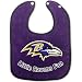 Baltimore Ravens Two Toned Snap Baby Bib