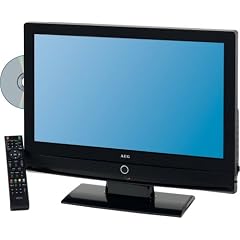 AEG CTV 4950 48,3 cm (19 Zoll) 16:9 HD-Ready LCD-Fernseher mit integriertem DVB-T Tuner und DVD Player schwarz