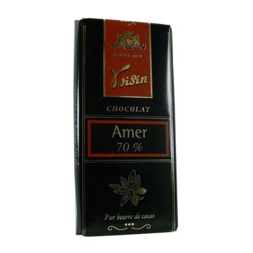 Bittersweet Chocolate Bar 70% cocoa 100 g (3.5 oz) by Voisin