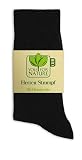 YOU FOR NATURE - Herren Strümpfe/Socken BIO Baumwolle SCHWARZ Gr. 43-46