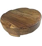 Rustic Reclaimed Wood Round Trivet (Small (8" Diameter))