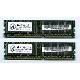 Apple PowerMac G5 1.6GHz Compatible DEFECT Repl 2GB Memory Ram Kit (2x1GB) (A-Tech Brand) by Apple