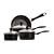 Prestige Urban Cookware Saucepan Set, Black, 4 Piece