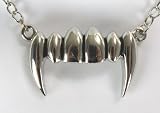 Vampire Fang Necklace Gothic Deathrock Bite Me Elegant Twilight