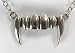 Vampire Fang Necklace Gothic Deathrock Bite Me Elegant Twilight