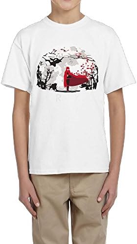 OBVC RWBY Beowolf Moon Full Moon Youth Tee Shirt M White