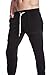 4-rth Long Cuffed Yoga Pant (Medium, Black)