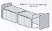 CAT,DOG CAGE 3'X8'X3' WITH MESH TOPS KENNEL,CRATE