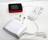 Produkt-Bild: Netzteil f&uuml;r Creative ZEN weiss: 110 - 240 Volt Steckerlader. 230V Ladeger&auml;t f&uuml;r ZEN X-Fi2 X-Fi Mozaic V MX MuVo XMOD Neeon Plus Stone Plus Wav Neeon 2 Micro Photo Touch 2 Style M300 M100