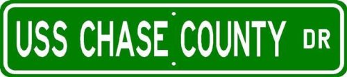 Buy USS CHASE COUNTY LST 532 Street Sign - Navy Ship Gift S by stmil512