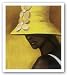 Yellow Hat by Laurie Cooper 24.75"x20.25" Art Print Poster