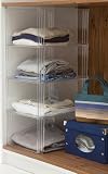 Acrylic Open Stacking Garment Storage 4 Pack