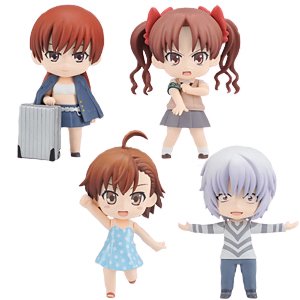 とある魔術の禁書目録Ⅱ (インデックス) ねんどろいどぷち Ｖｏｌ．2 ラストオーダー ・ アクセラレータ ・ 白井黒子 ・ 結標淡希 全4種フルセット