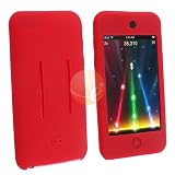 eForCity Premium Silicone Skin Case for Apple iPod Touch 1st gen and Gen2, Red