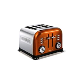 Morphy Richards Accents 44744 4 Slice Toaster, Copper