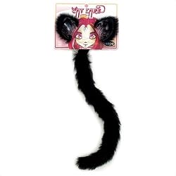 Black Cat Ears and Tail Set