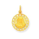 14k Our Lady of Sorrows Medal Pendant