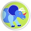 Dinosaurland Triceratops Knob by Olive Kids