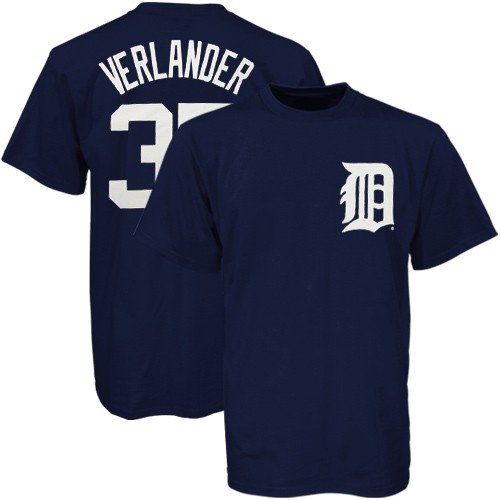 Justin Verlander Detroit Tigers Youth Name and Number T-Shirt (Medium)