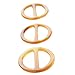 Marycrafts Buffalo Horn Scarf Ring Round Scarf Ring Handmade Diameter 2