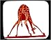 Mouse Pad with bending, spots, eating, back, giraffe