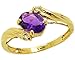 14K Yellow Gold Oval Gemstone and Diamond title=