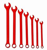 Williams WS-1170RSC 7-Piece Red Super Combo Combination Wrench Set by Williams