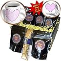 Patricia Sanders Creations - Pink Heart I Love You Rose- Flowers- Valentines Day - Coffee Gift Baskets - Coffee Gift Basket