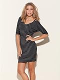 GUESS Half-Sleeve Striped Tia Dress