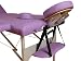 Lilac Massage Table PORTABLE aluminium FOLDING TATTOO COUCH