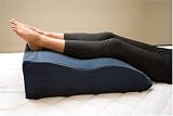 Contour Memory Foam Leg Raise Cushion (Leg Rest Pillow) For Orthopaedic and Therapeutic Support From ExtraComfort 64x50x20cm (at highest point) (25x20x8 inches)