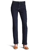 41U11KCoAzL. SL160  Not Your Daughters Jeans Womens Petite Straight Leg,Blue Black,10P Reviews