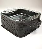 Hammered Casserole 8 Square by Jan Barboglio