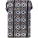ELEGANT BLUE WHEEL DESIGN BLACK EPPII CARRYING CASE POUCH WITH HANDSTRAP for ALL CELL PHONES (Blackberry Curve, Pearl, Motorola V3 RAZR, W385, V8, V9m, Palm Centro, Treo, LG Rumor, VX10000, VX8800, CU720 Shine, Samsung I617 Blackjack 2, HTC Touch, 8925 Tilt, Wing, Shadow, Dash, XV6800 Mogul, Sidekick, etc?) / MP3 PLAYERS / IPODS / DIGTITAL CAMERA - RETAIL PACKAGING