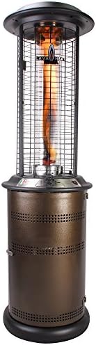 Lava Heat Italia Patio Heater Milano Natural Gas, 36,000 BTU, Gun Metal