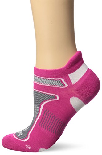 Balega Ultralight No Show Socks, Pink/Cool/White, Small