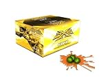 Draxxus DXS Xball Gold Hellfire Paintballs Pine/Yellow
