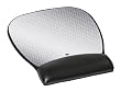 3M Large Mouse Pad with Gel Wrist Rest, Black Leatherette, Antimicrobial Product Protection (MW310LE)