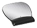 3M Large Mouse Pad with Gel Wrist Rest, Black Leatherette, Antimicrobial Product Protection (MW310LE)