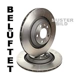 2x Disques de frein ventilé Ø247 AVANT CITROEN C...
