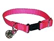 Sandia Pet Products Neon Pink Ferret Collar with Bell - adjustable 4 to 8 inches Sandia Pet Products Neon Pink Ferret Collar with Bell - adjustable 4 to 8 inches
