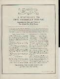 A Statement To The American People, Regarding the Aims and Policies of The British War Relief Society. ..... 1940 The British War Relief Society Ad, A3498A.