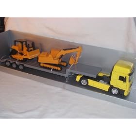 New Ray Man F2000 Camion V�hicules Lourds � Pelle R�trocaveuse 1/43 Nouveau Ray Voiture Mod�le