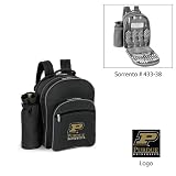 Purdue Boilermakers NCAA Sorrento Insulated Picnic Backpack (Black/Grey)