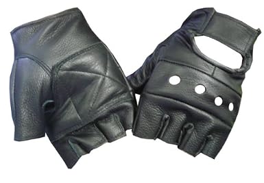 Fingerless Leather Gloves