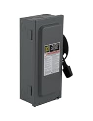 Home Improvement: Square D by Schneider Electric D222NCP 60-Amp 240-Volt Two-Pole Indoor General Duty Fusible Safety Switch with Neutral - Square D by Schneider Electric